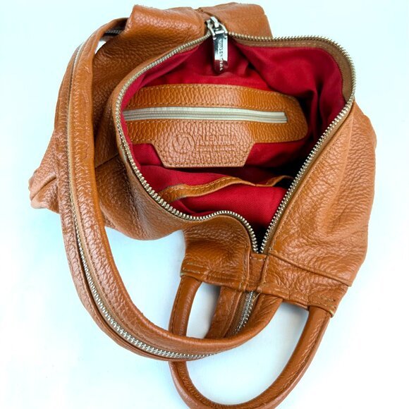 Valentina Made in Italy Convertible Brown Leather Backpack Purse 2018—Versatile - Picture 9 of 9